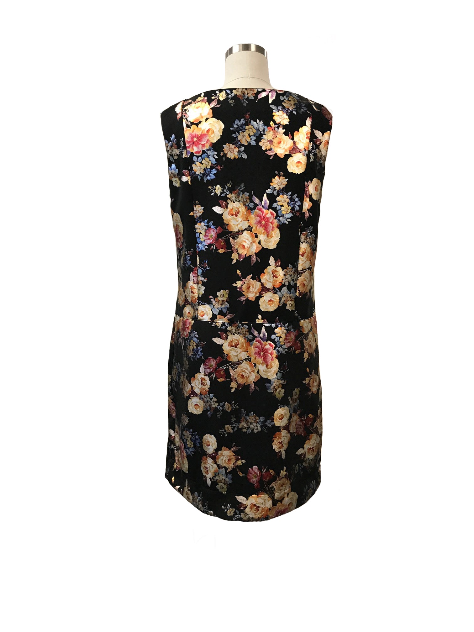 Historic New York Metallic Gold Floral Dress - Historic New York