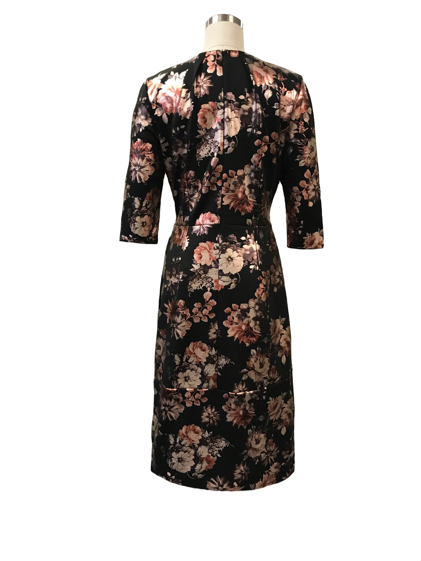Historic New York Signature Metallic Floral Dress - Historic New York