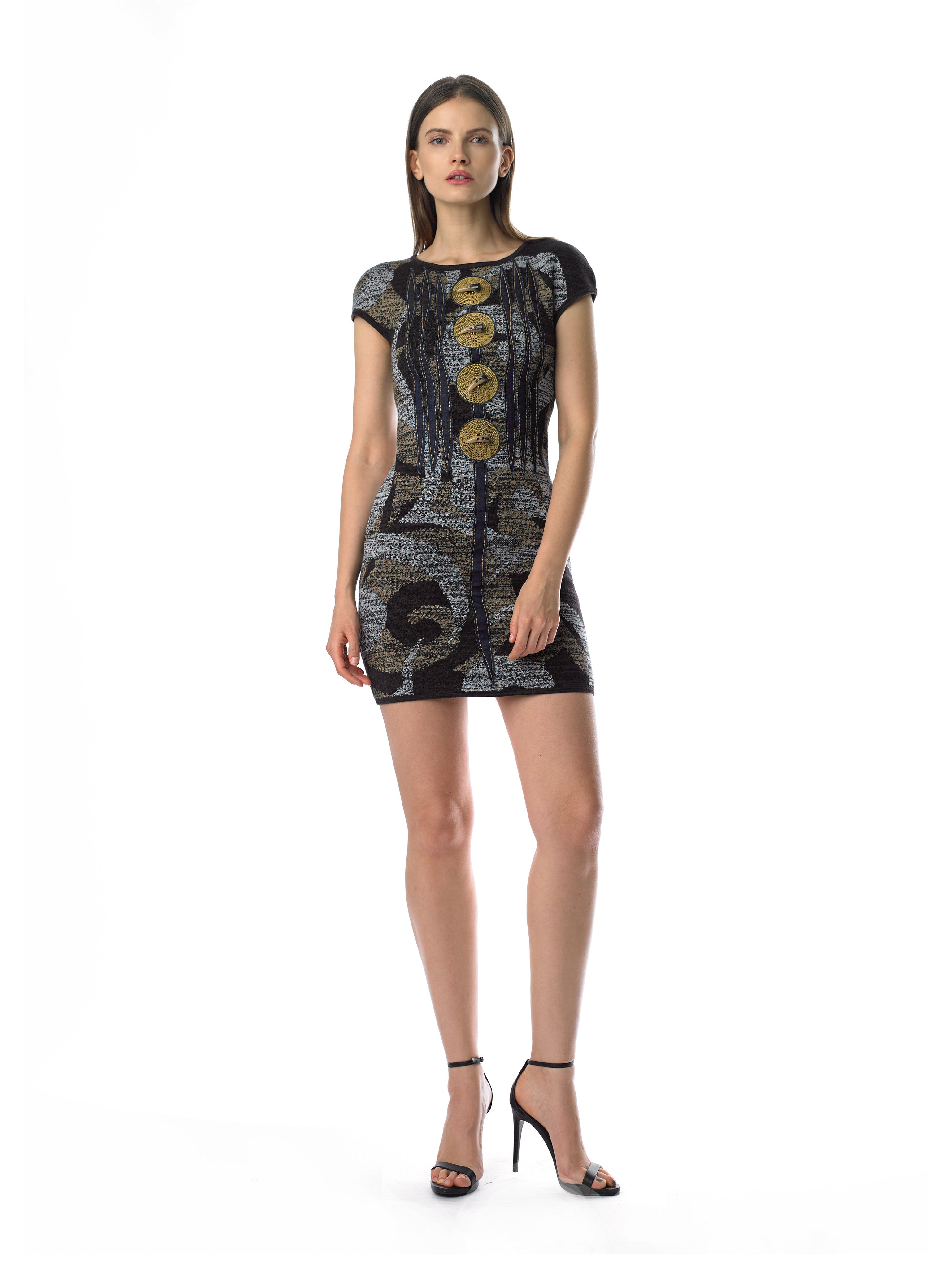 Historic New York Neolithic Heather Mini Dress - Historic New York