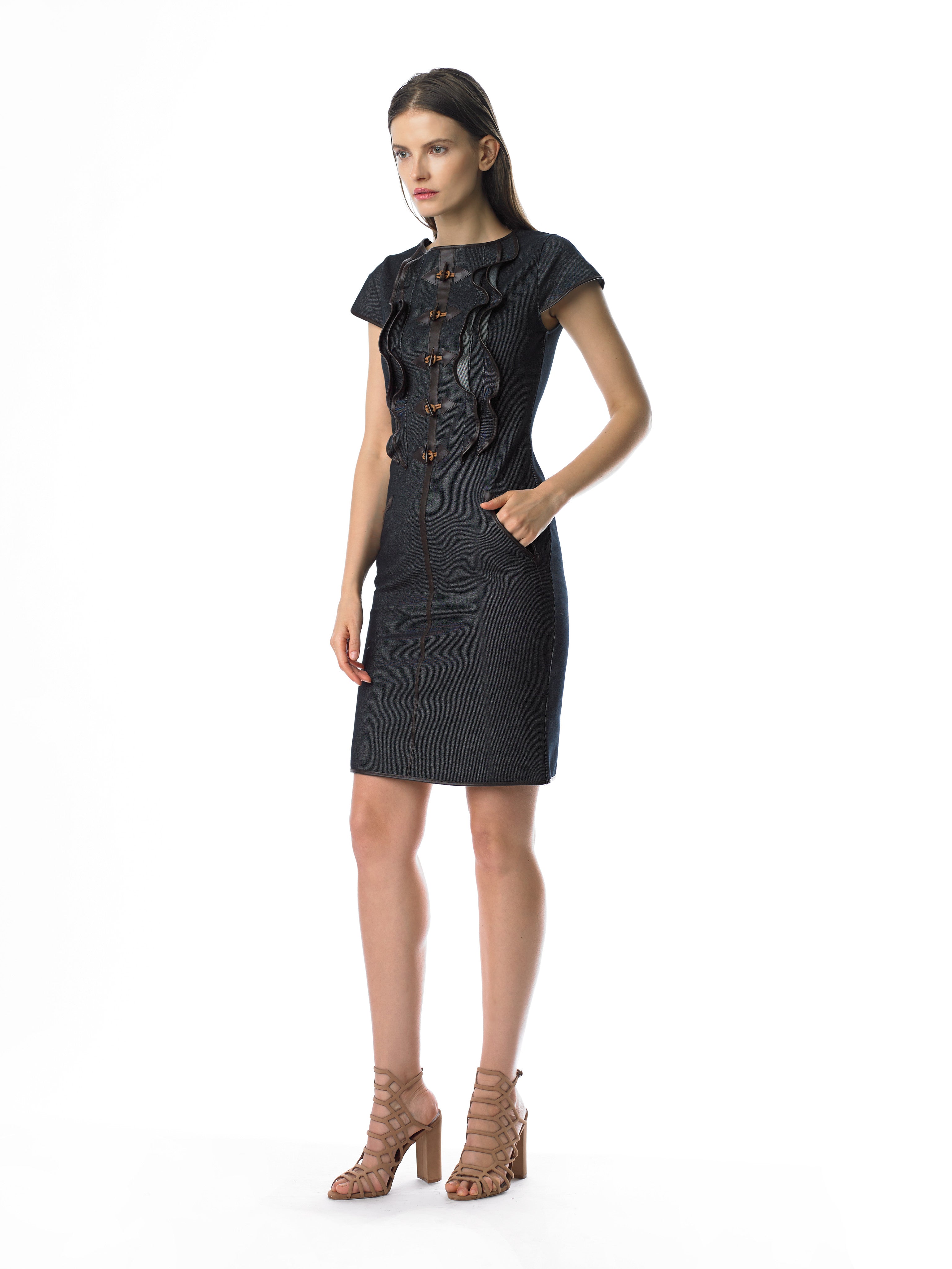 Historic New York Paleolithic Denim Dress - Historic New York