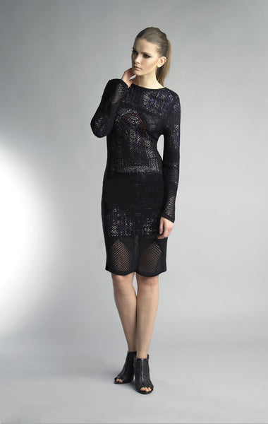 ワンピース ELIZABETH STAINED GLASS SHEER DRESS Ameri（アメリ）の「ELIZABETH STAINED GLASS SHEER DRESS
