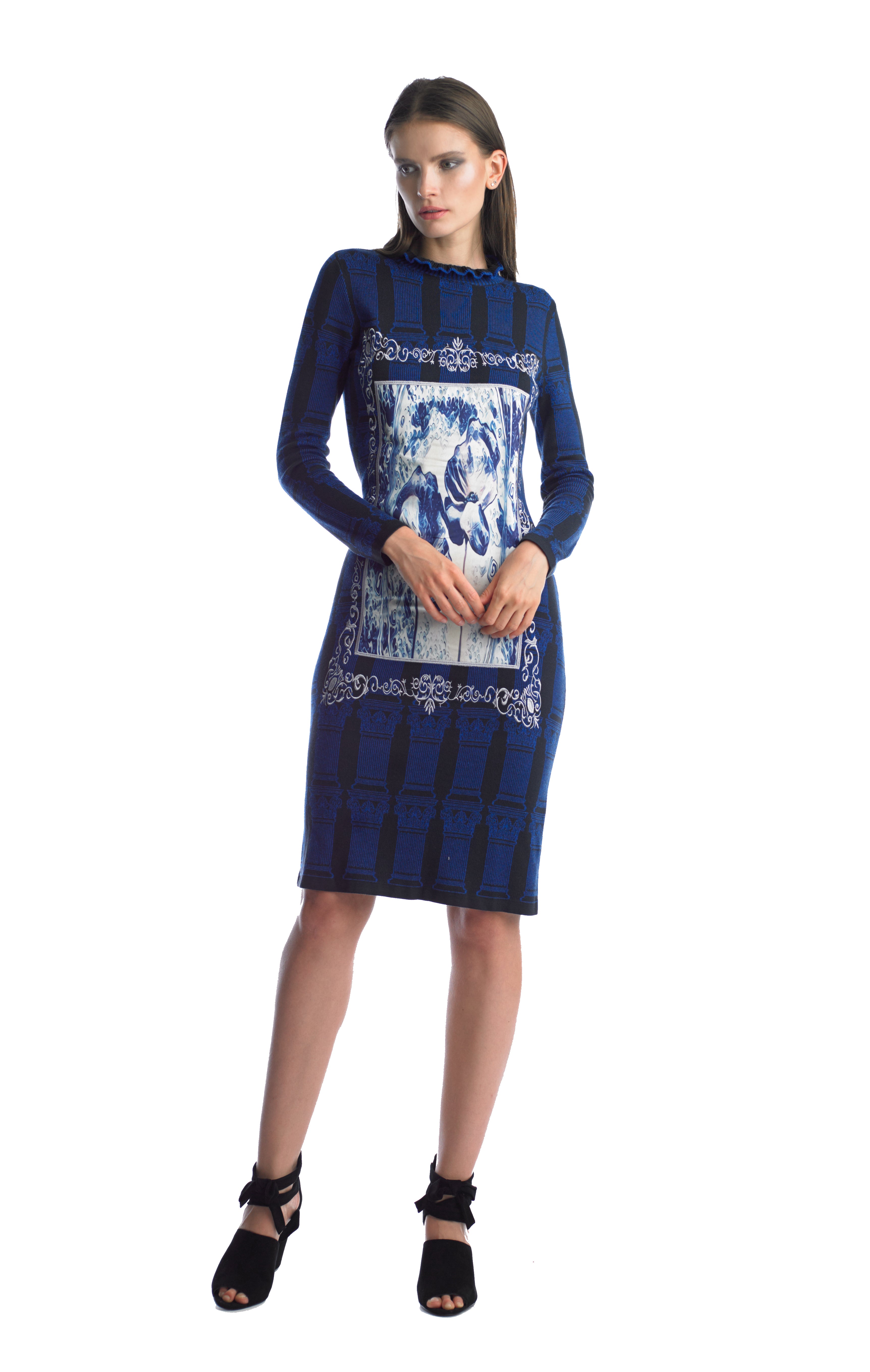 Historic New York Glaçon Fleur Art Gallery Dress - Historic New York