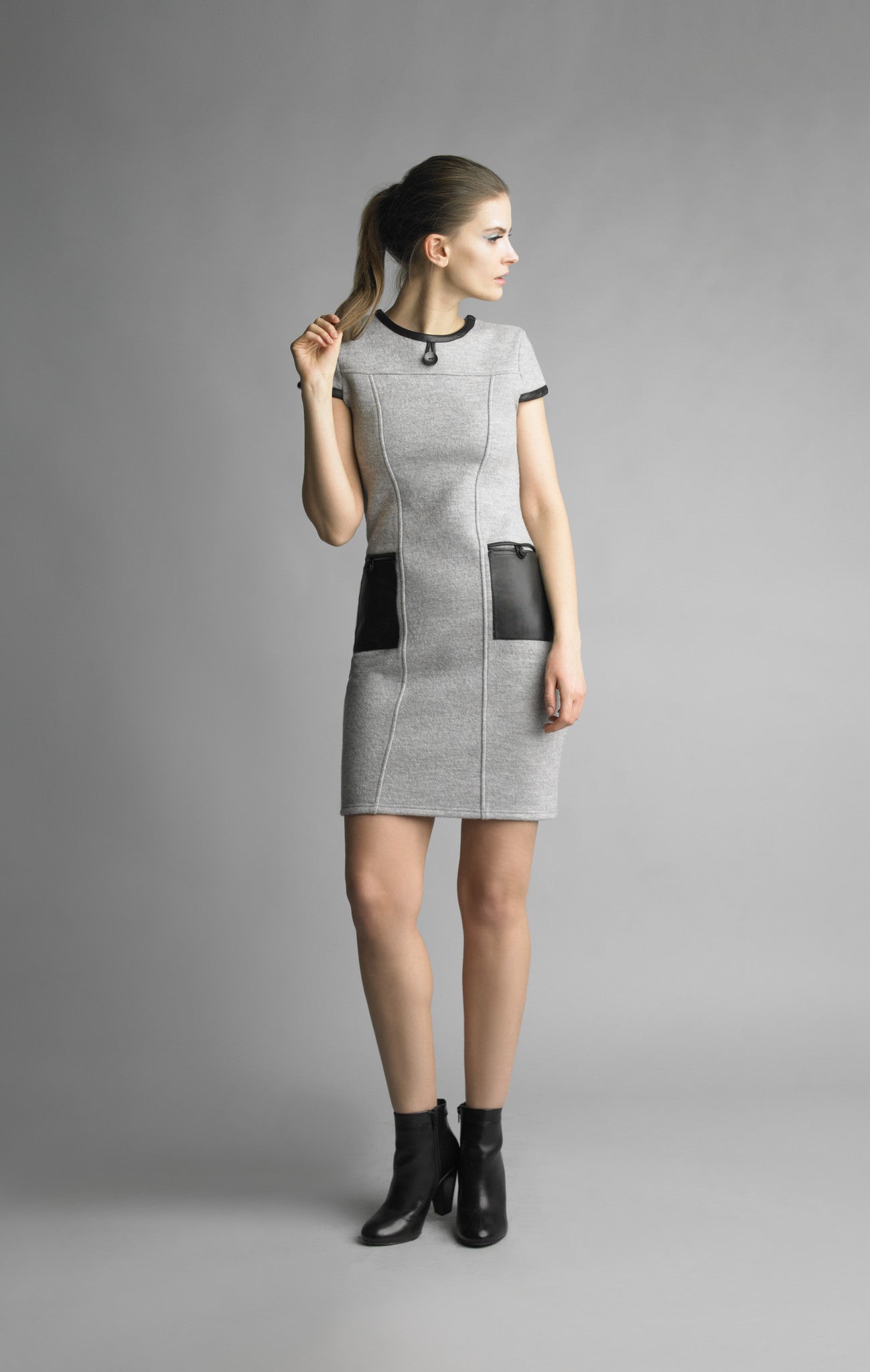 Historic New York La Laine Nuage Wool Cloud Dress - Historic New York