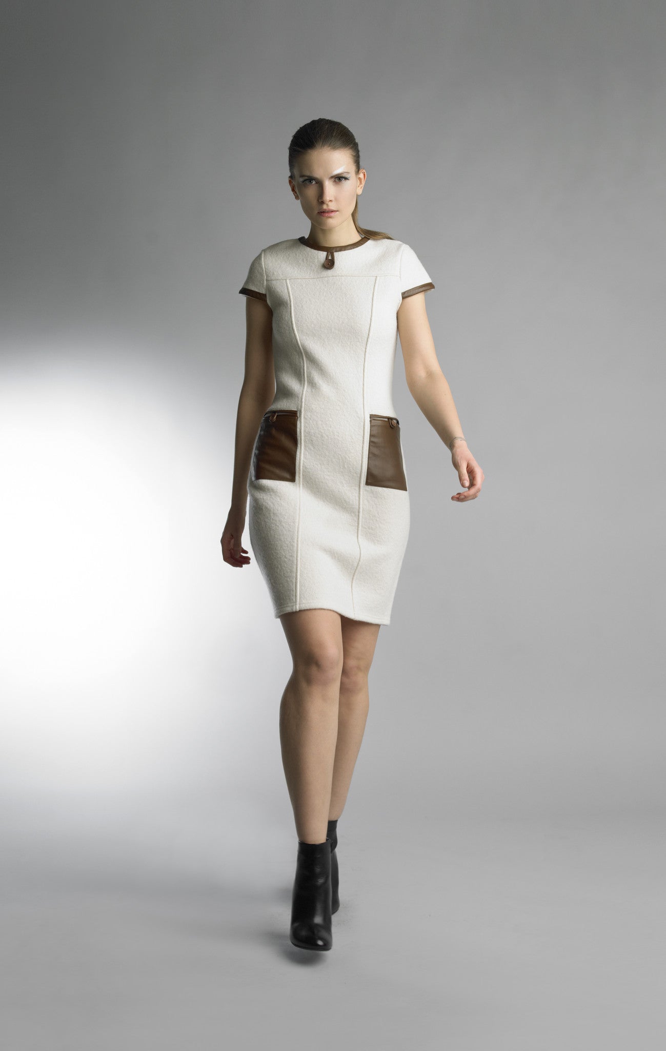 Historic New York La Laine Nuage Wool Cloud Dress - Historic New York