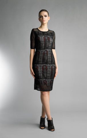 Historic New York Saint Clotilde Stained Glass Windows Evening Dress - Historic New York