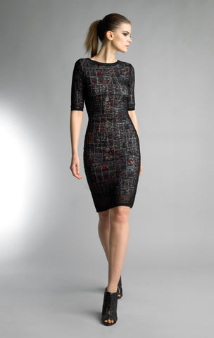 Historic New York Collection De Vitraux Dress Stained Glass Dress - Historic New York