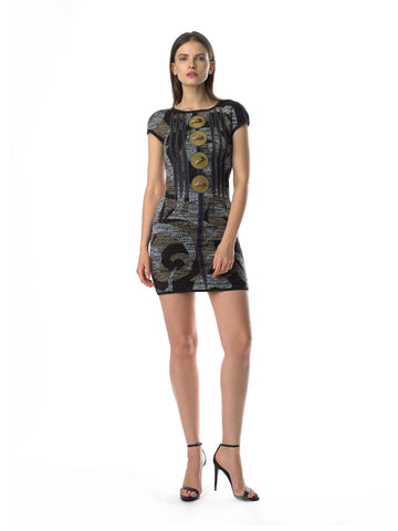 Historic New York Neolithic Heather Mini Dress - Historic New York